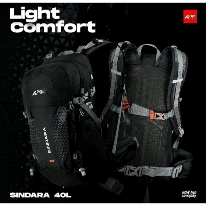 tas semi carriel sindara40L arei outdoorgear/daypack rei
