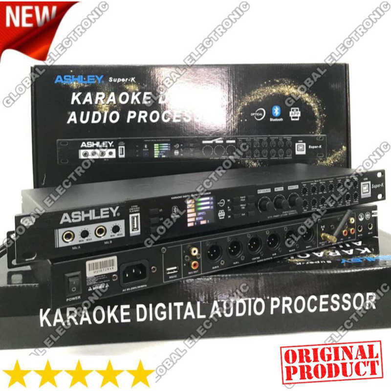 Digital Prosesor Ashley Karaoke Management Super K / Super K Pro System Ashley Super K / k Pro Origi