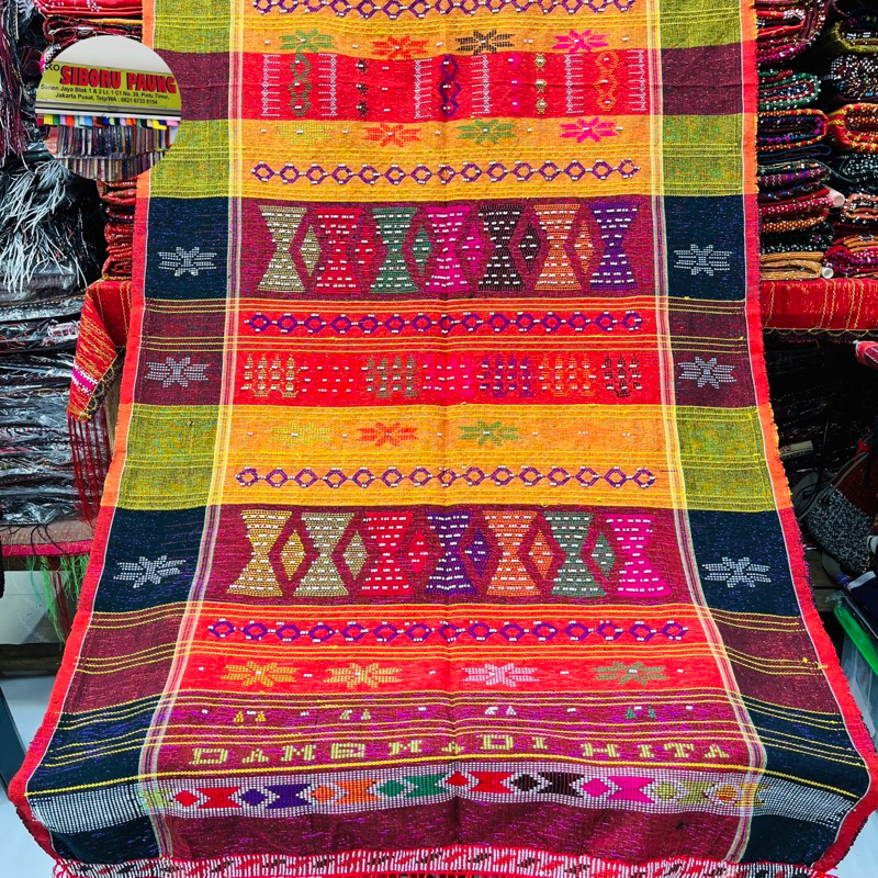 Ulos Sadum Cantik Gorga Ulos Sadum Warna Warni Ulos Tulang/Ulos Boru/Ulos Bere