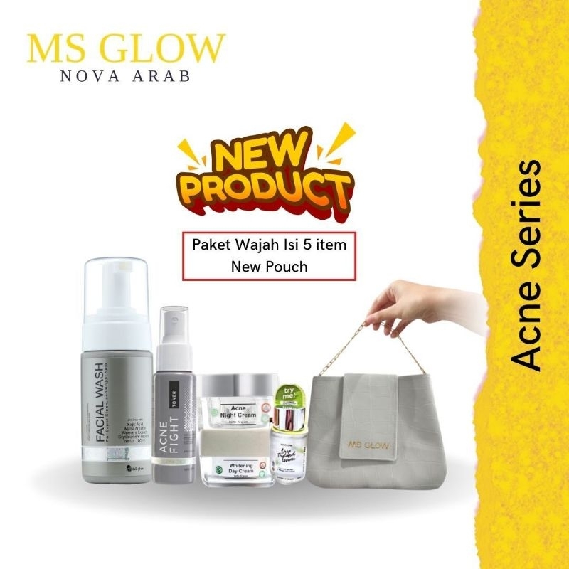[PAKET 1] PAKET WAJAH WHITENING/ACNE/ULTIMATE/LUMINOUS/WITECELL DNA + WHITENING DAYCREAM SERIES MS G