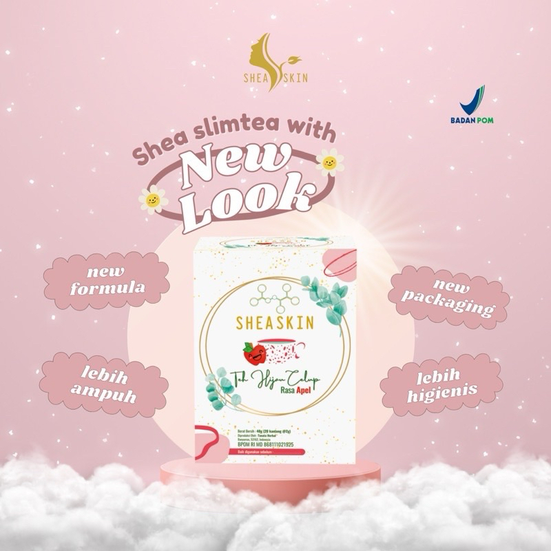 PREMIUM SLIMMING TEA BPOM | NEW FORMULA | Teh Diet Herbal Pelangsing Slim Tea SHEASKIN | SHEA SLIMMI
