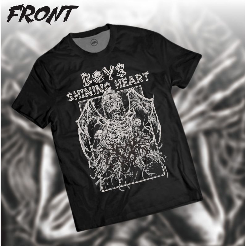 Kaos Motif Terbaru Boys Shining Heart Desain Keren Terbaru Sablon Depan Belakang