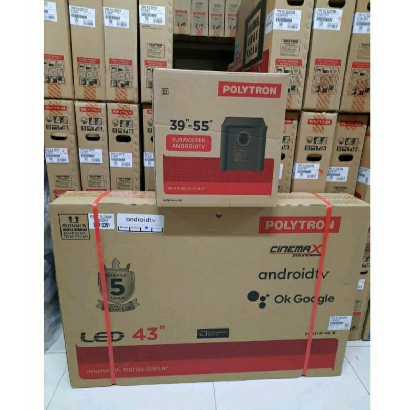 LED TV 43" ANDROID POLYTRON 43BAG9953