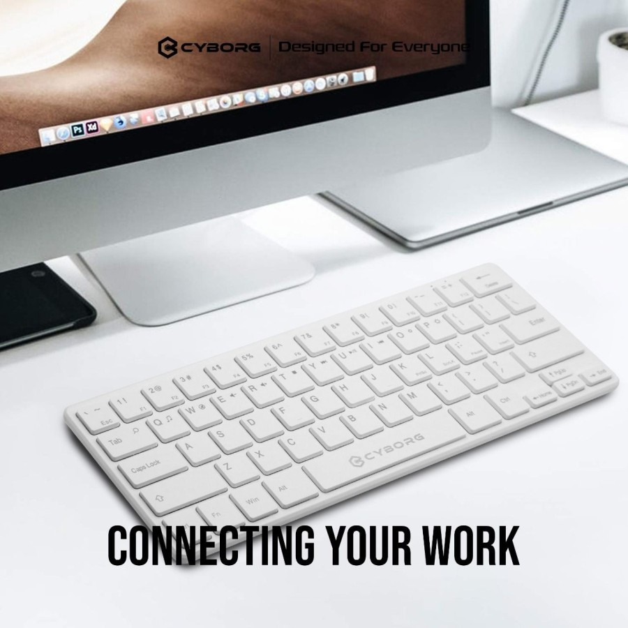 Keyboard Mouse Cyborg CKW200 Mini Wireless Keyboard Mouse CKW-200