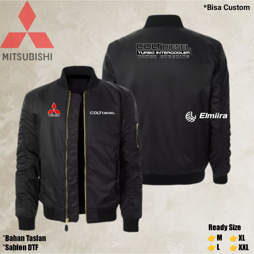 Jaket Mitsubishi Colt Diesel Bomber