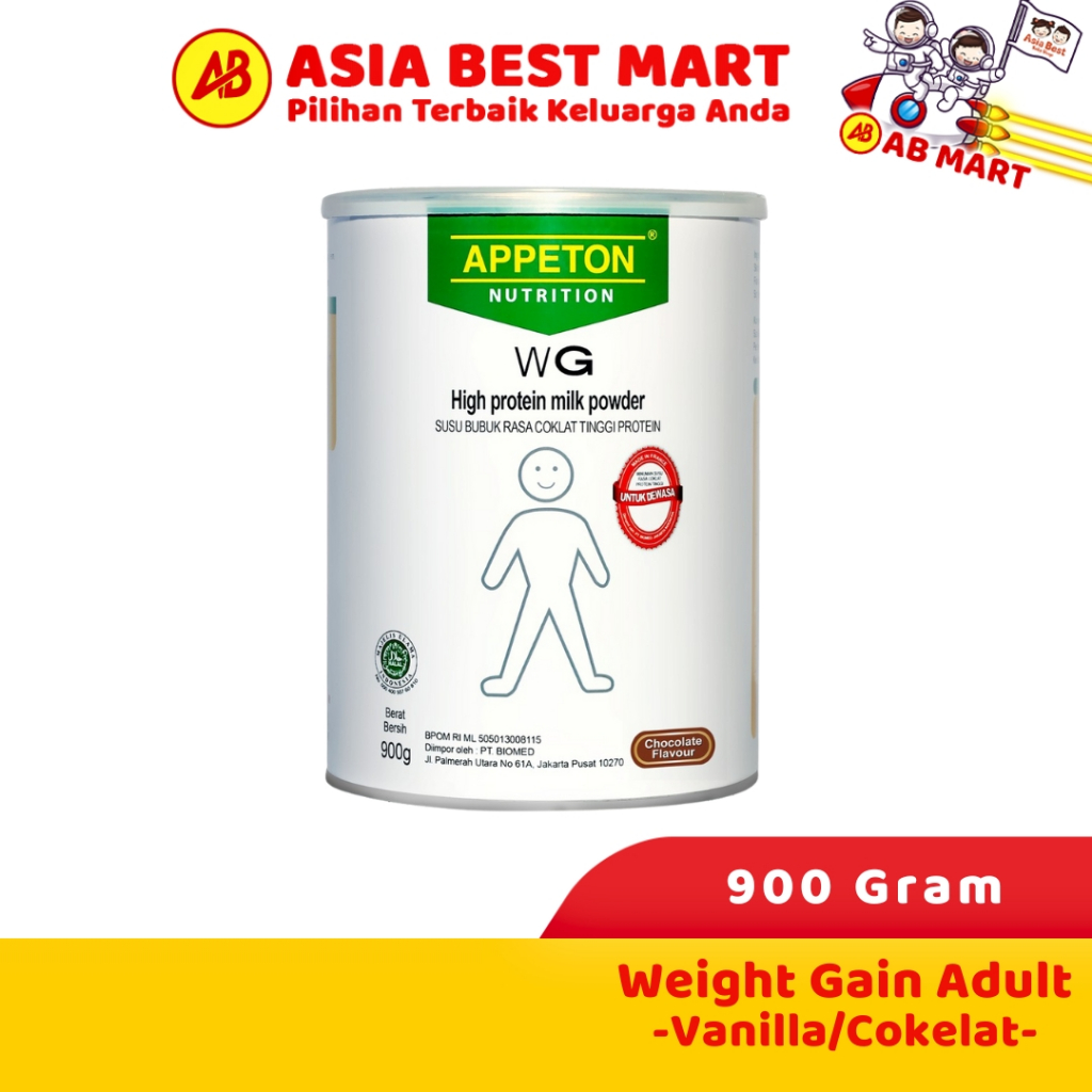 

Weight Gain Adult 900gr Chocolate Vanila Susu Tinggi Protein Penambahan Berat Badan
