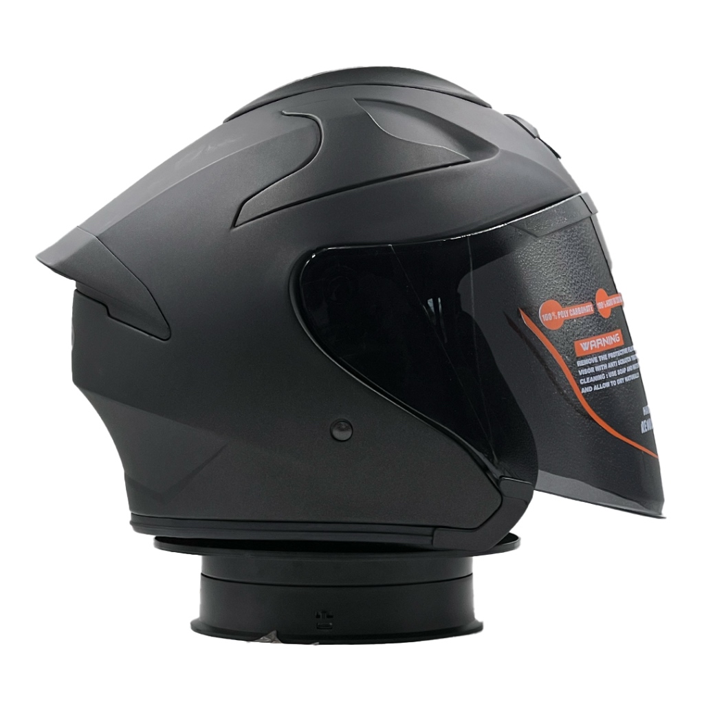 Helm MRX Equss Solid Black Doff