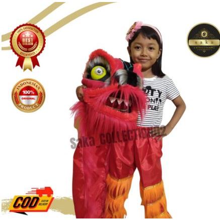 Barongsai Mini Mainan Anak / Satu Set Celana Dan Barongsai Mainan Anak