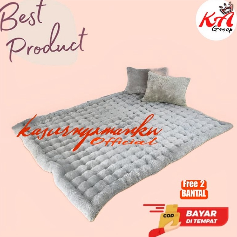 ART Q79S KASUR GENDER BULU RASFUR 2 BANTAL  KASUR LANTAI BULU JUMBO  KASUR BULU RASFUR  KASUR LANTAI