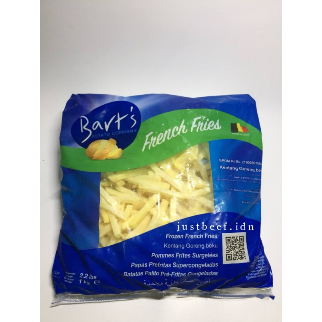 

Kentang Import Premium - Barts Shoestring Cut French Fries 1Kg