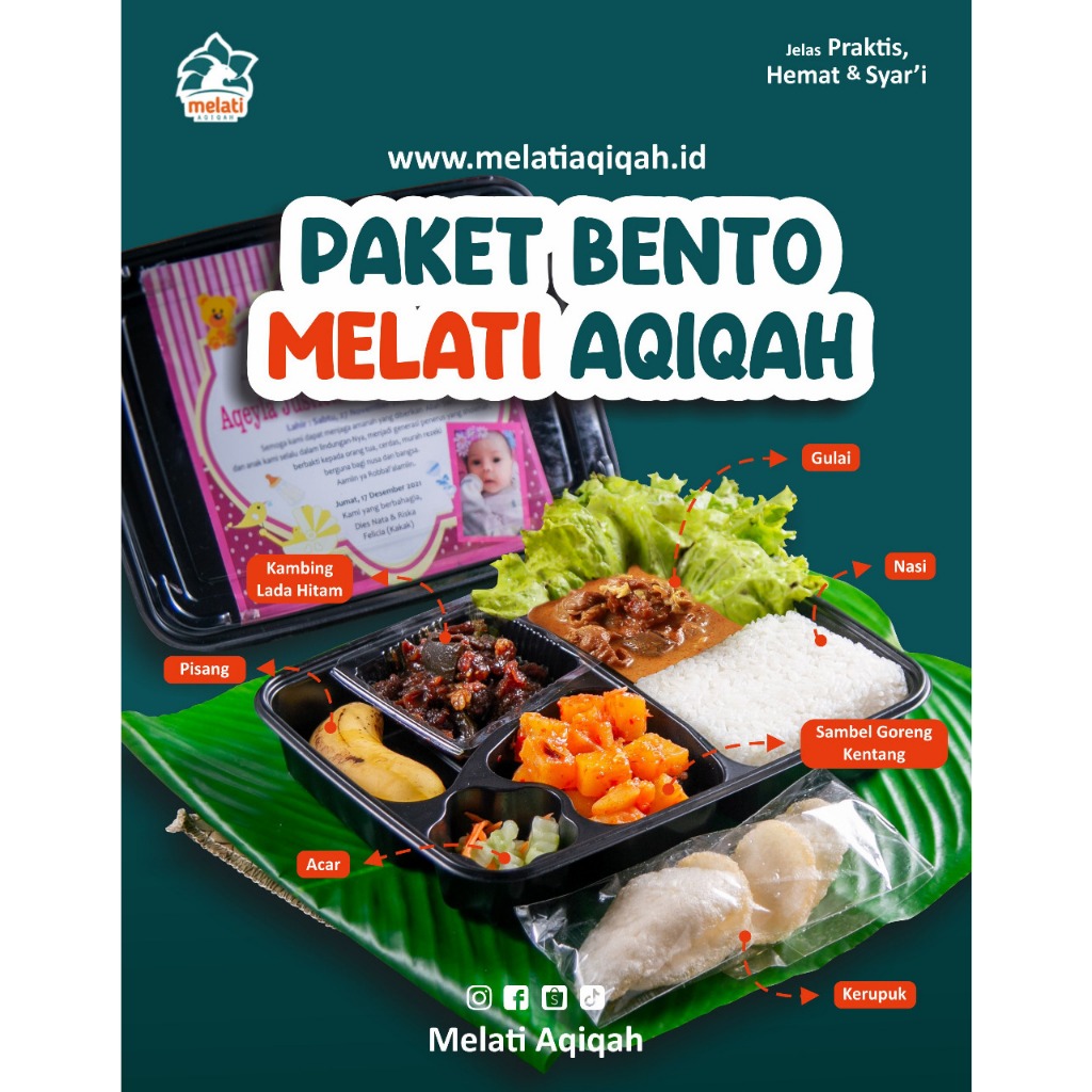 

Paket Aqiqah Bento Anak Perempuan Jogja