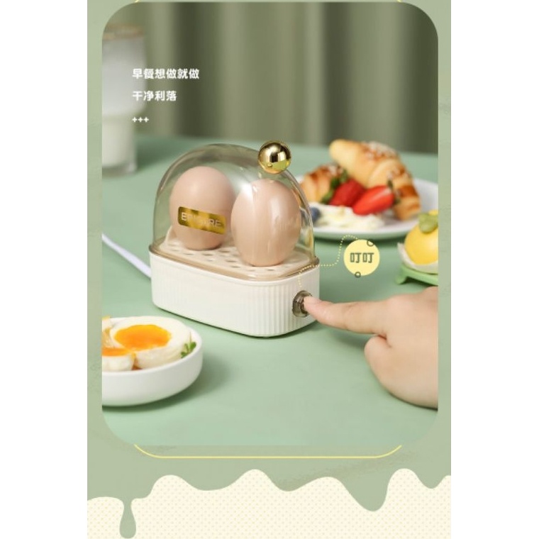 lv Electric Egg Boiler 22V 25W Alat Rebus Telur Portable Mati Listrik Otomatis Sarapan Food Steamer 