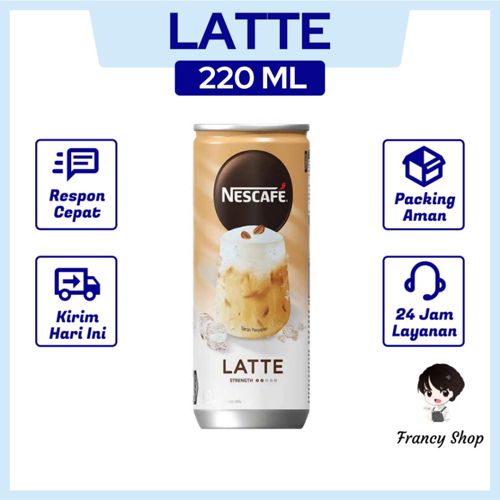 

Kopi Nescafe Latte Minuman Kaleng 220 ml