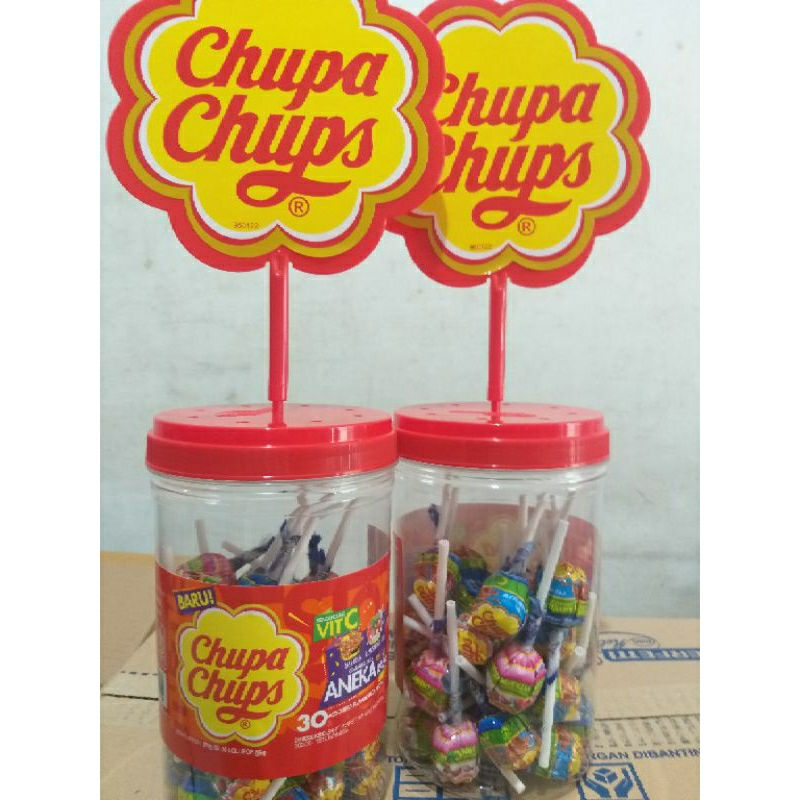 

chupa chups lollipop toples 30pcs x 9gr