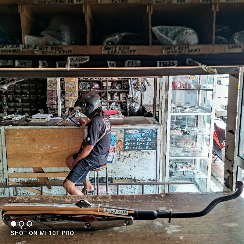 Knalpot Honda Supra X 125 Old Original Honda AHM Malaysia