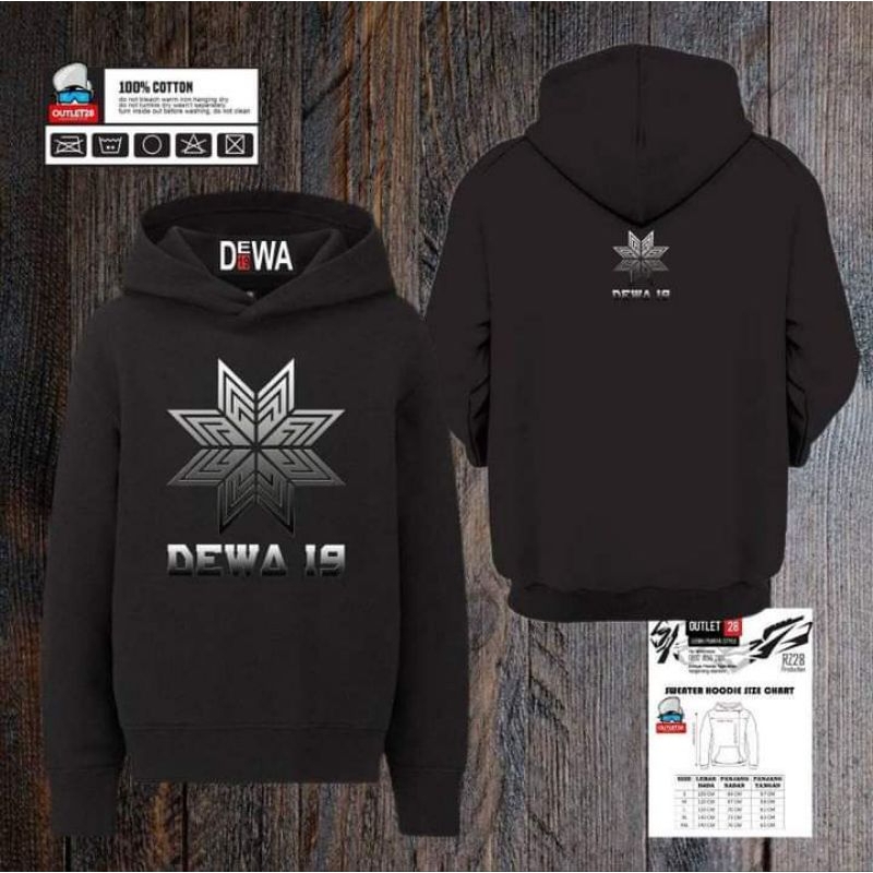 Sweater Hoodie Dewa19 kualitas premium Pria/Wanita Baladewa