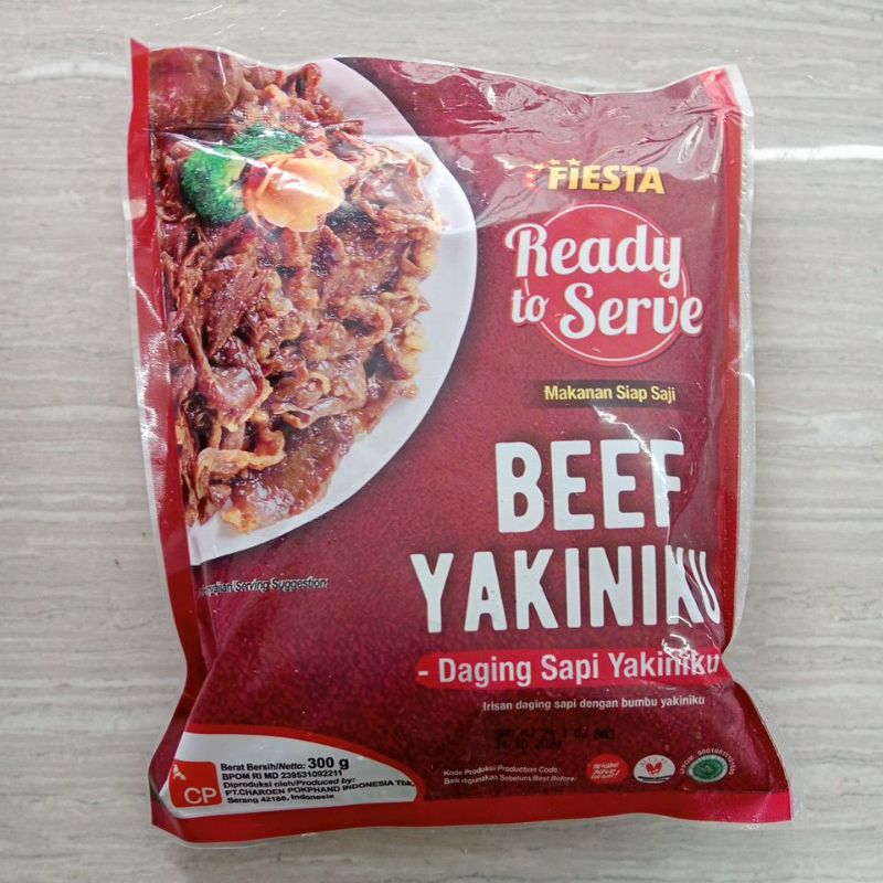 

FIESTA RTS Makanan Siap Saji Beef Yakiniku 300g
