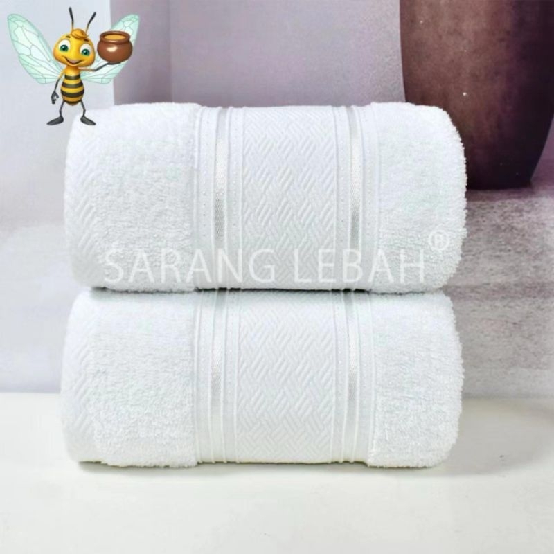 Handuk Hotel Putih Tebal Katun