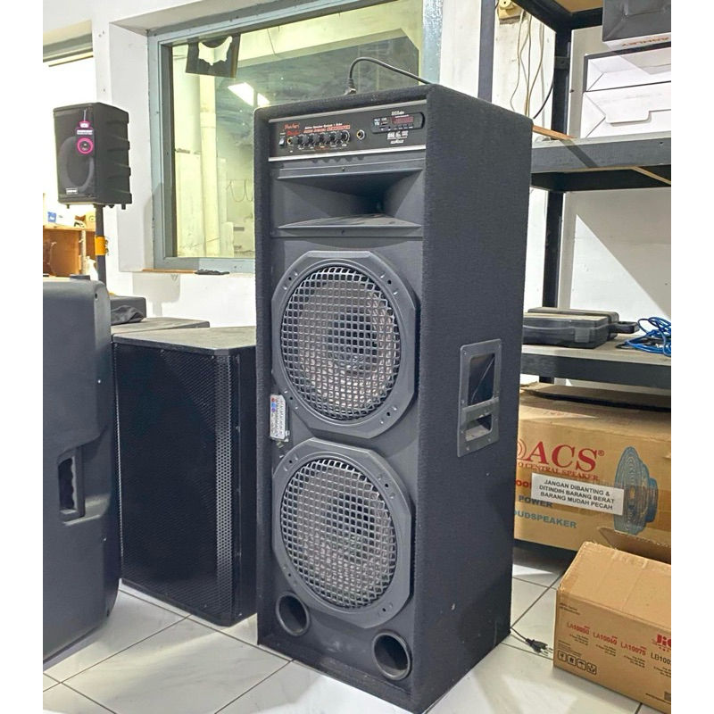 SPEAKER AKTIF 12 IN INCH INCHI SUBWOOFER + BLUETOOTH DAPAT 1 BOX PROVEN 1285 LEBIH OK DARI POLYTRON 