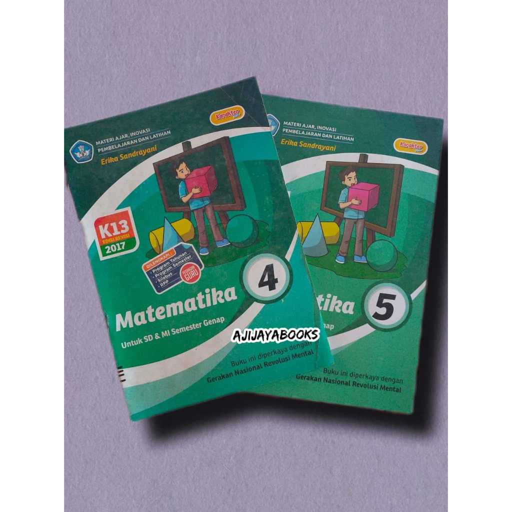 LKS KELAS 4 DAN 5 MATEMATIKA SEMESTER 2 SD/MI KURIKULUM 2013 EDISI REVISI 2017