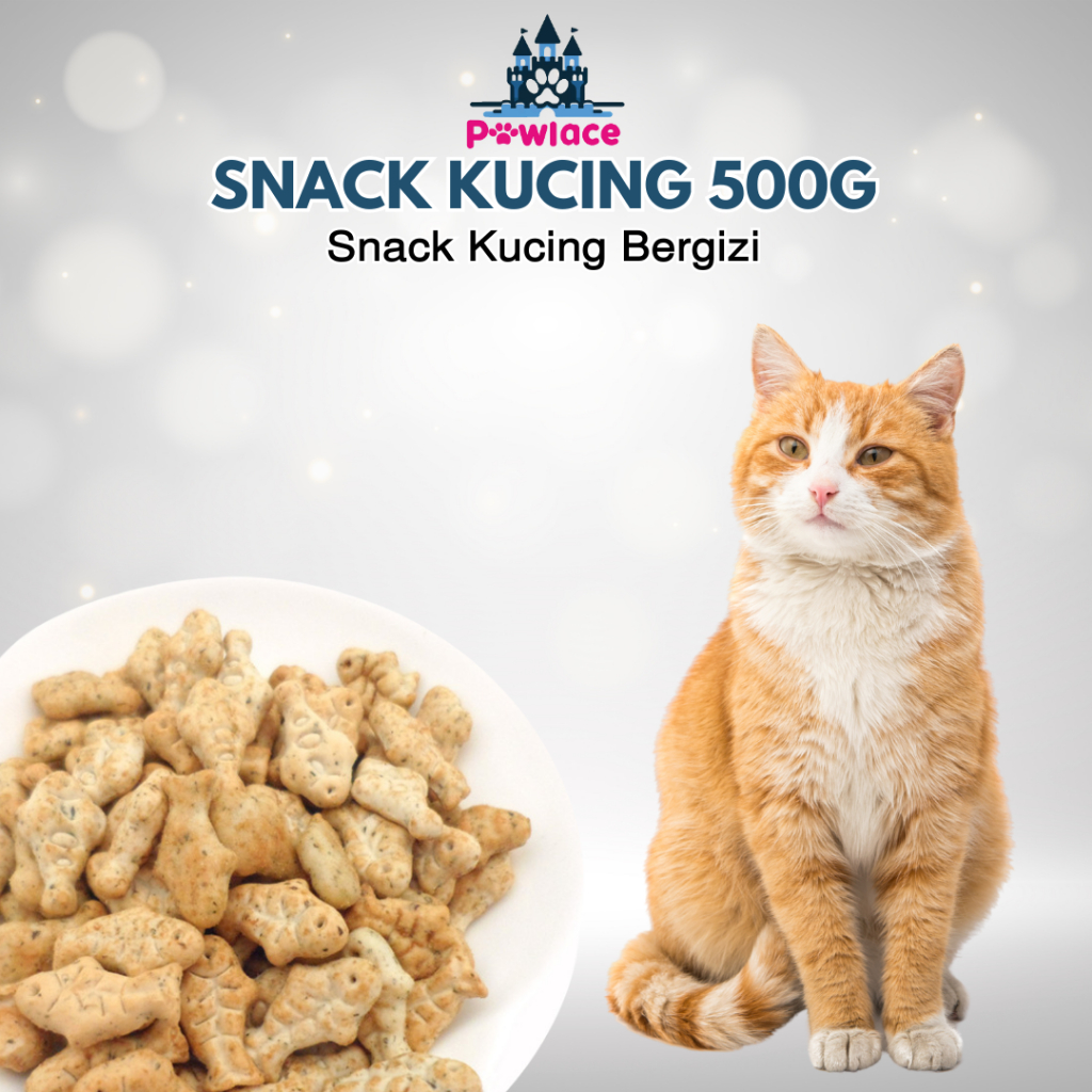[GROSIR] Cemilan Kucing 500gr Murah - Biskuit Kucing - Snack Kering Kucing - Makanan Kucing