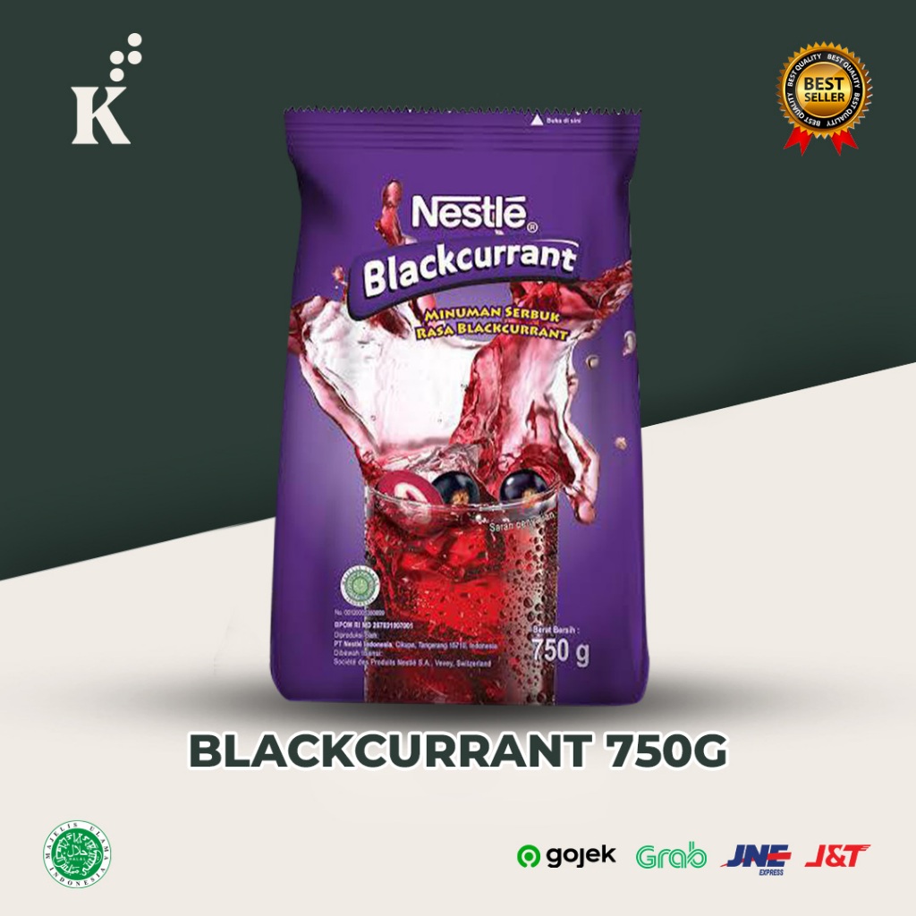 

Nestle Blackcurrant drink 750g minuman bubuk rasa Buah