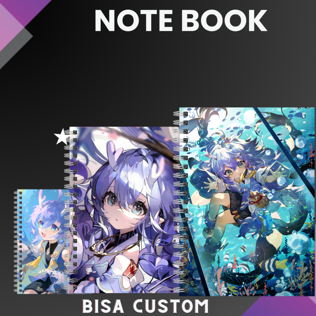 

note book/buku catatan honkai star rail karakter bailu