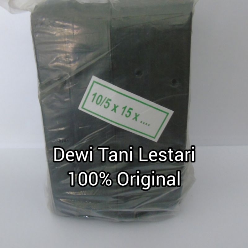 Plastik Polybag untuk tanaman (1 Kg) ukuran 10/5 x 15