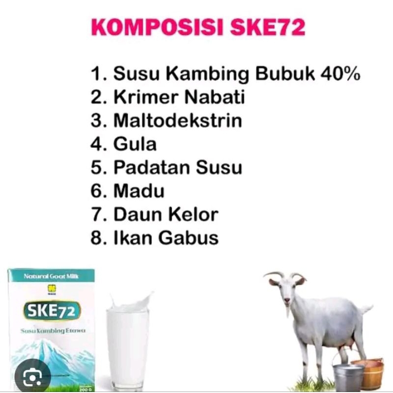 

SUSU KAMBING ETAWA
