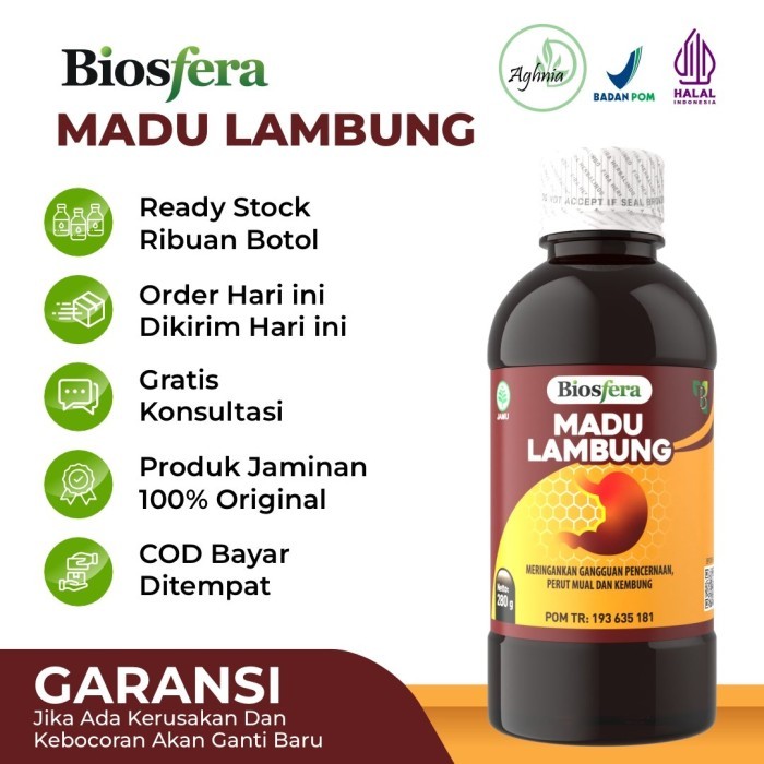 Madu Lambung Biosfera Madu BIOMAAG BIO MAAG Obat Maag Kronis Asam Lambung Anxiety Gastritis GERD Oba