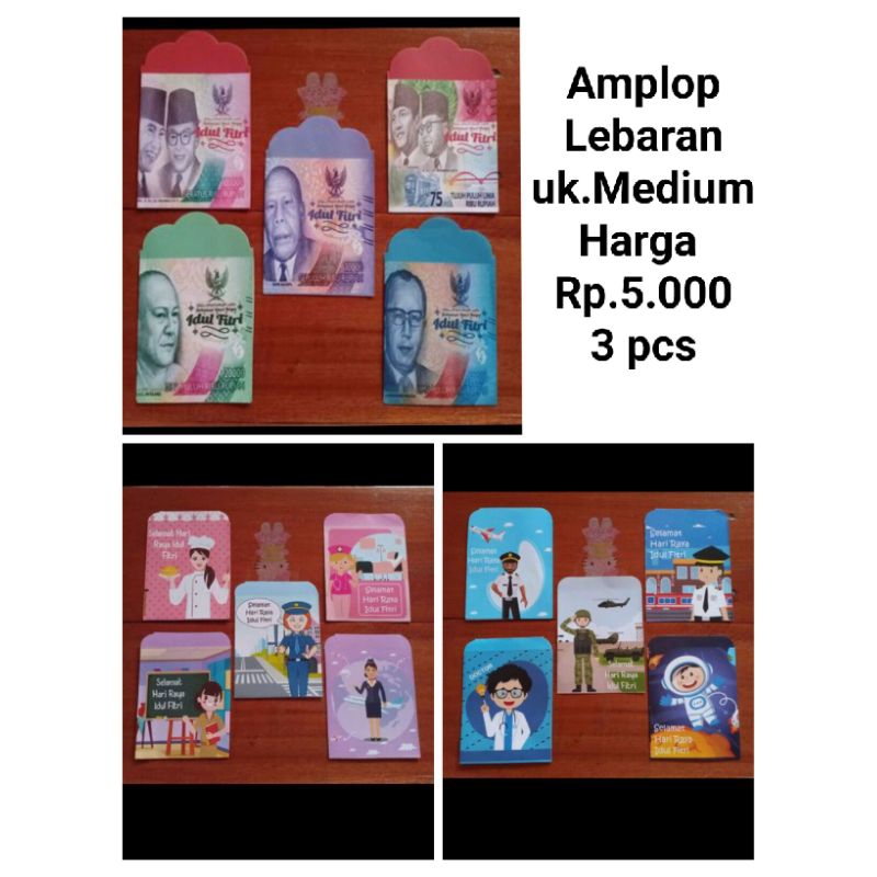 

Amplop Lebaran Medium 5rb/3