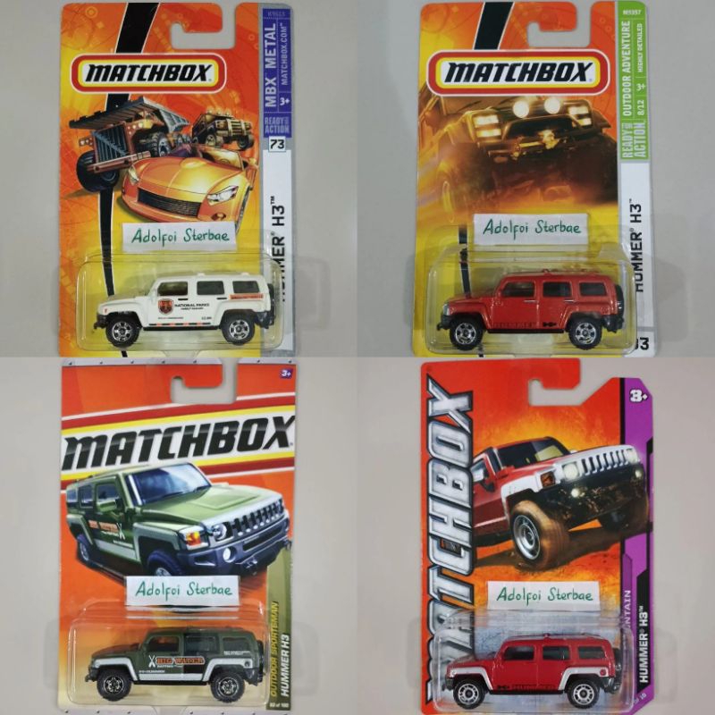 matchbox hummer H3 mbx mountain ready for action outdoor adventure mbx metal sportsman national park