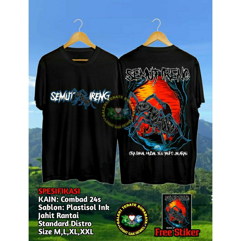 KAOS PSHT - KAOS SEMUT IRENG
