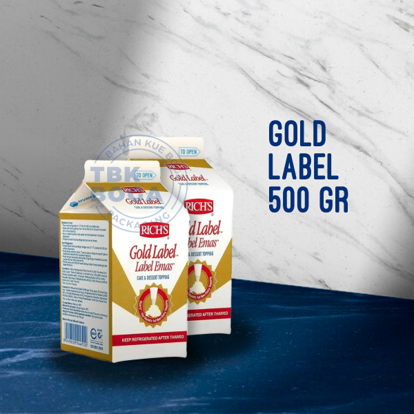 

Rich Gold Label ( 500 gr ) Label Emas Whip Cream Non Dairy