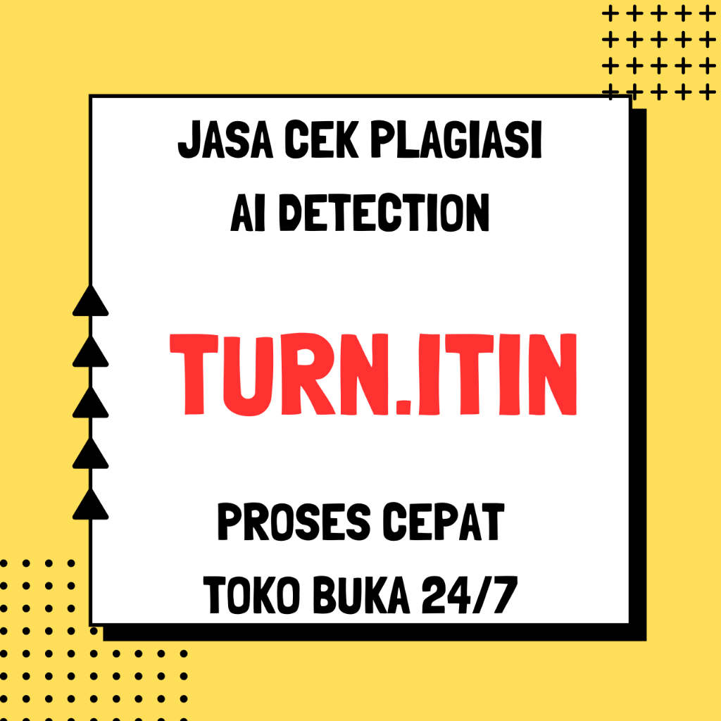 AI DETECTOR + TURNITIN | PROSES 5 MENIT | AKURAT 100% | BUKA 24/7