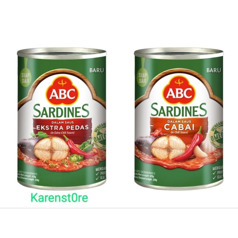 

ABC Sarden 425mL Kaleng
