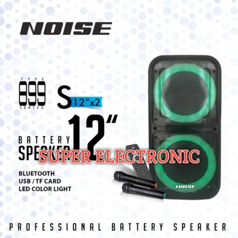 Speaker Portable Noise 899 S Original Double Speaker 12inch