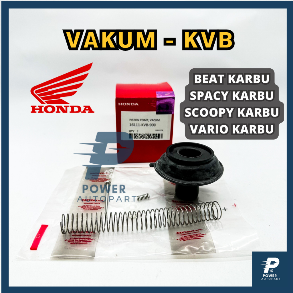 ORIGINAL VAKUM KARBURATOR BEAT, VARIO, SCOOPY, SPACY KARBU Skep Gas - Vakum Kvb