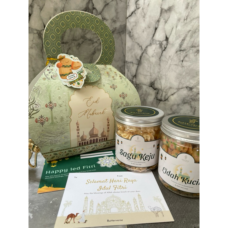 

HAMPERS RAMADHAN / LEBARAN / IDUL FITRI KUE KERING - LATIFA SET