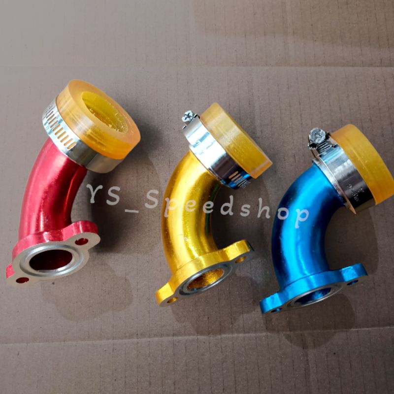 Manipol bebek /Manifold teflon bebek karbu pe 24 26 28 30 34 pnp grand karisma supra dll bahan almun