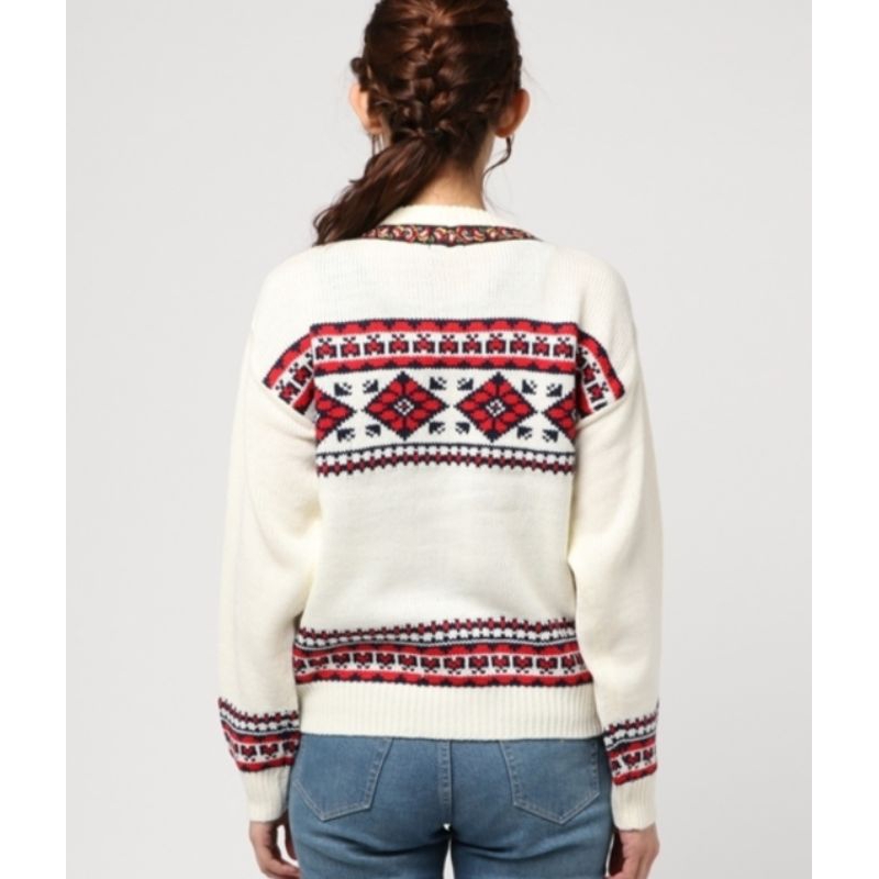 Rodeo Crowns Cardigan motif vintage