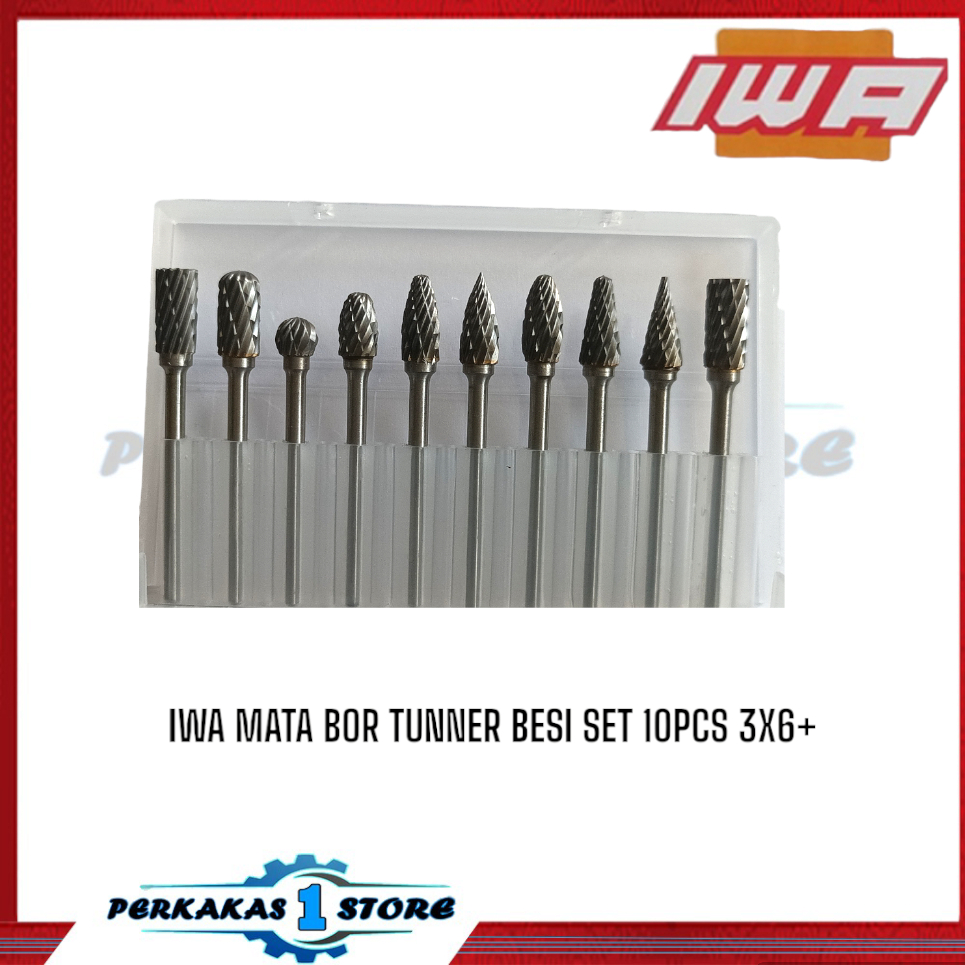 MATA BOR 10 Cun metal tuner mini grinder porting 3 mm x 6 mm carbide IWA