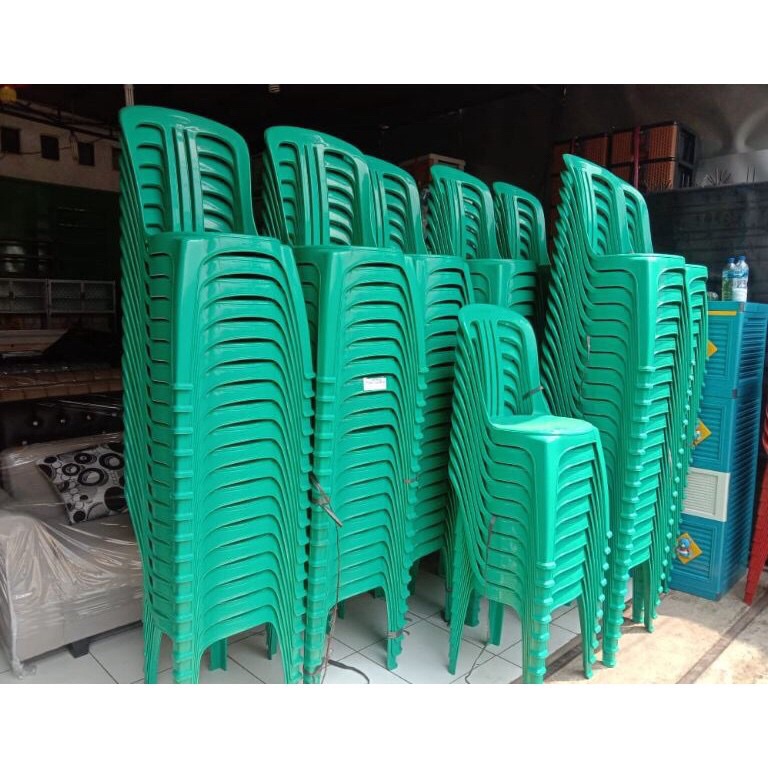 Banyak Dipakai NAPOLLY Kursi Teras Kursi Hajatan Plastik Kursi Sandar  Sandaran  Kursi Sender  Kursi Kondangan 11 MURAH