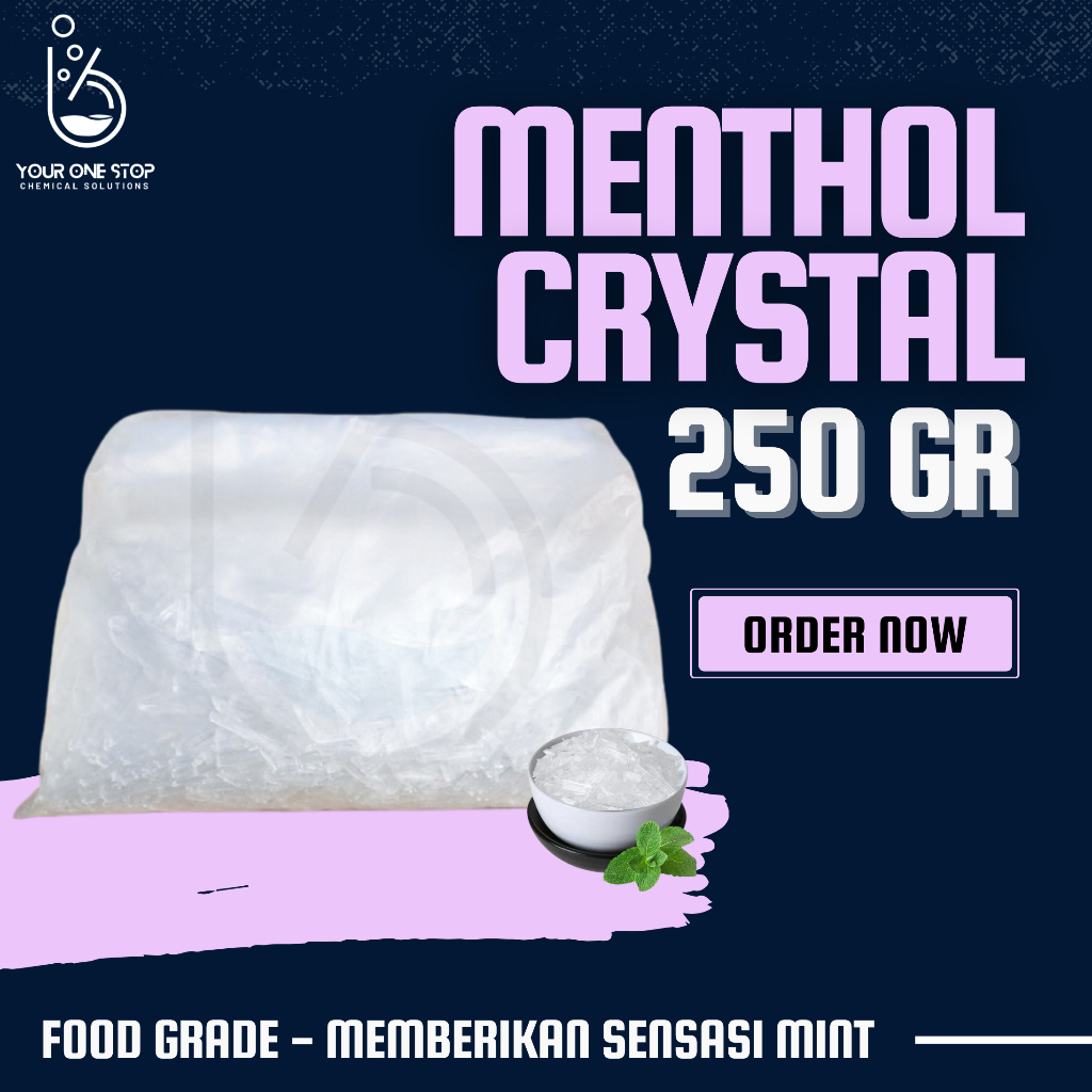 

Menthol Crystal Food Grade 250 gram