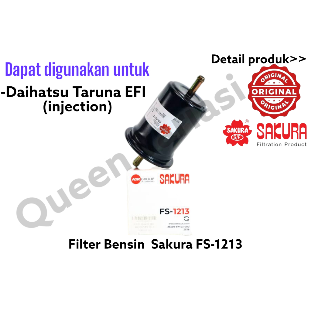 FILTER BENSIN MOBIL DAIHATSU TARUNA EFI (INJECTION) SAKURA FS-1213