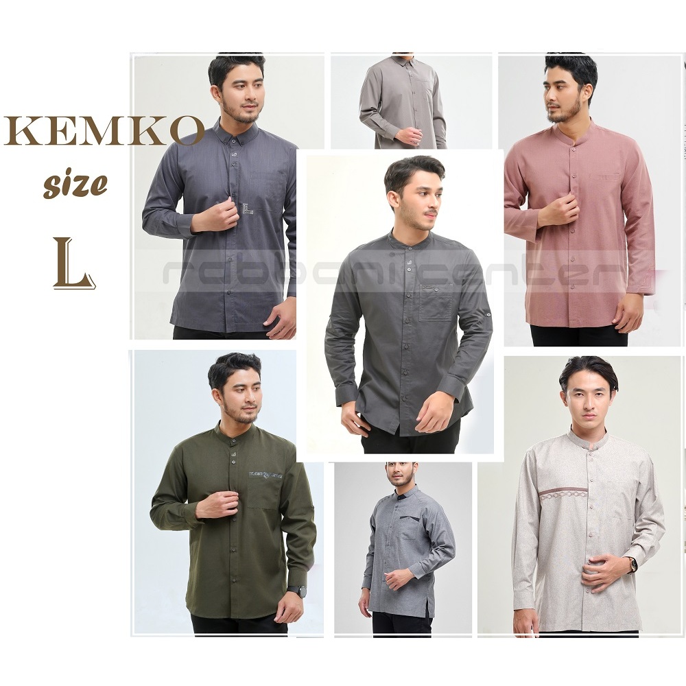 rabbani kemko lengan panjang size L kemeja koko terbaru