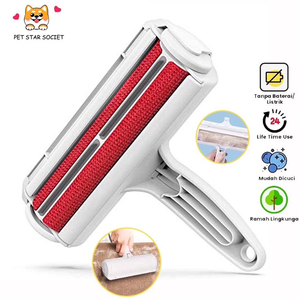 Diskon Spesial sikat bulu kucing Pembersih Bulu KucingAnjing PET HAIR REMOVAL yaitu Lint Roller Port