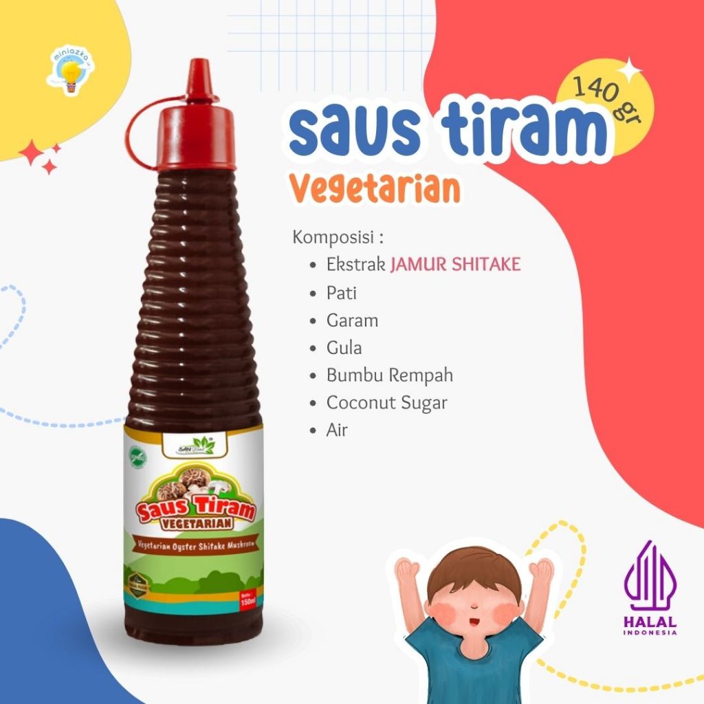 

ADY78 Saus Tiram Sanfood 140ml Non MSG non Pengawet / Saus Tiram Vegan