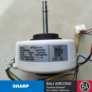 Motor Dinamo Fan AC Sharp Welling RPG21N RPG17N Original