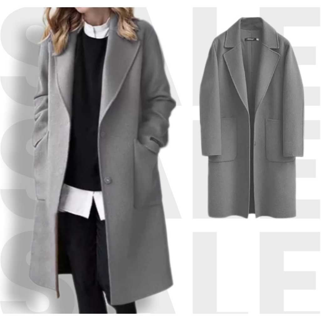 blazer long coat wanita korean style import premium panjang jumbo